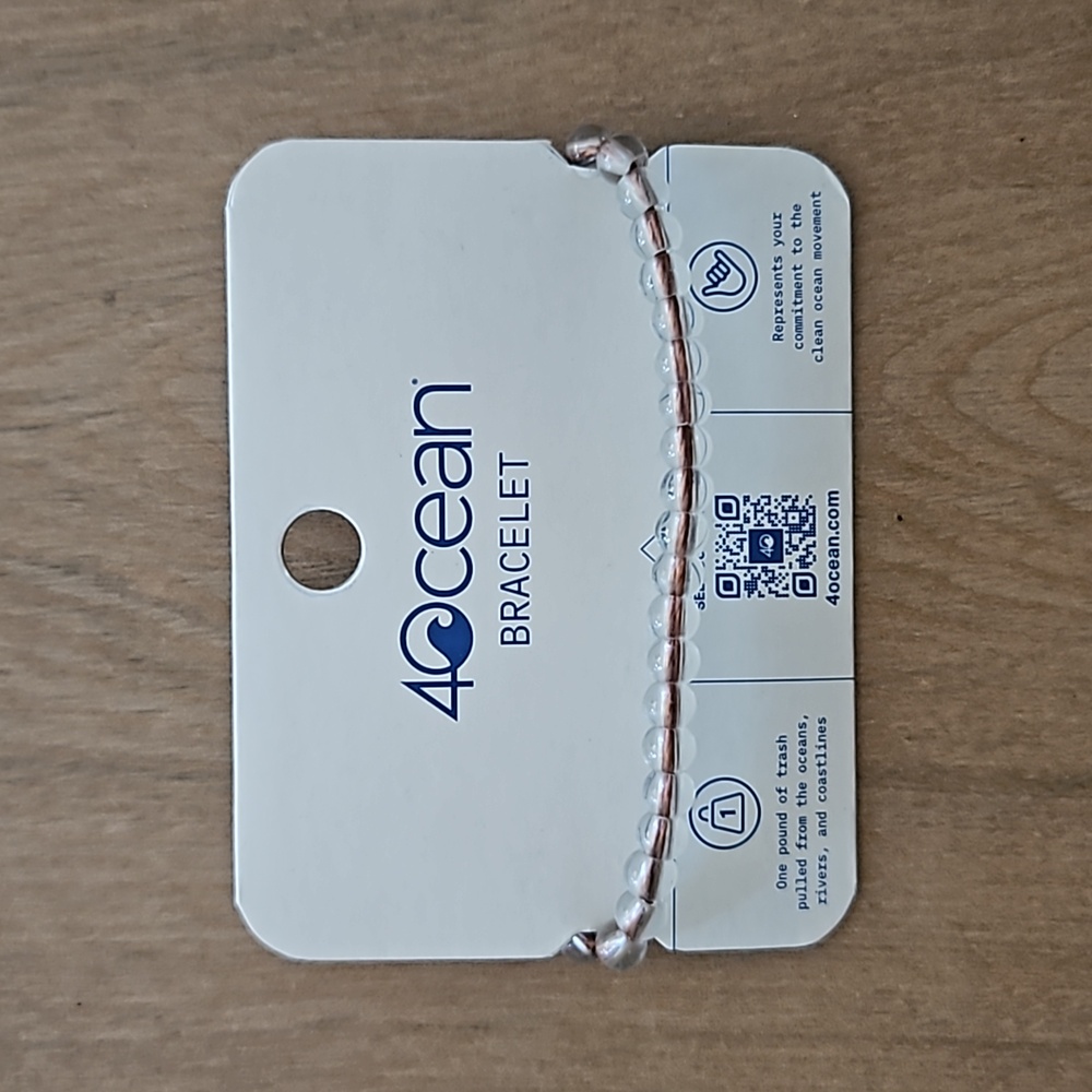 Brand New 4Ocean Lux Classic Beaded Bracelet Copper